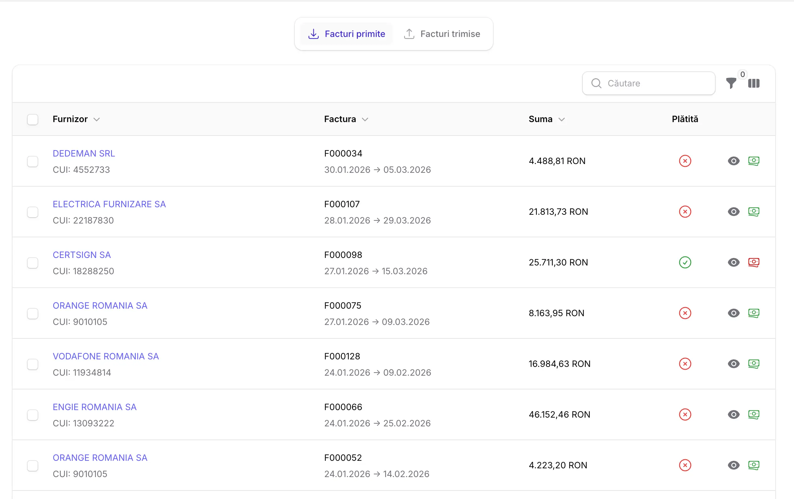 Descărcare automată e-facturi din SPV