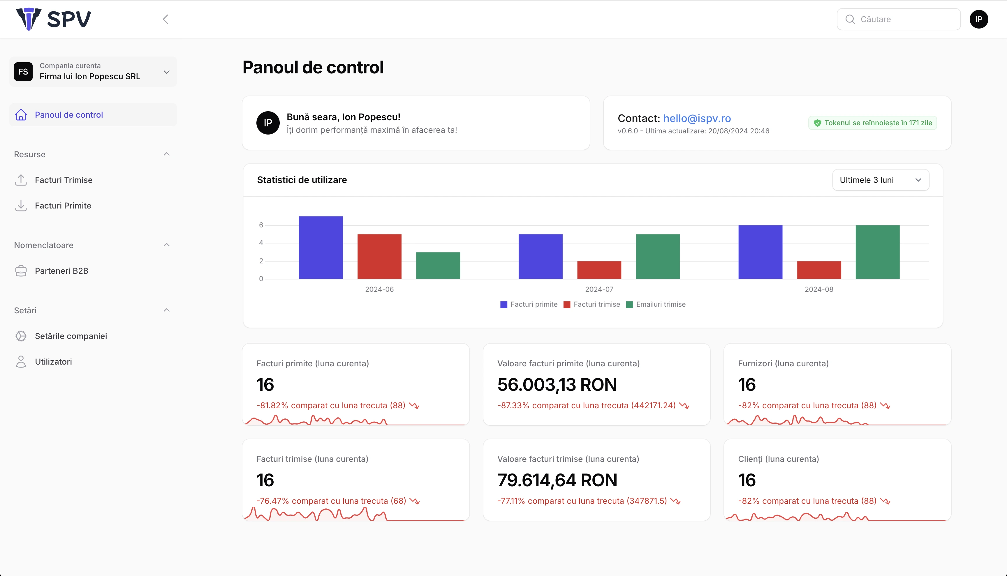 iSpv.ro | Descărcare, arhivează și trimite e-factura!